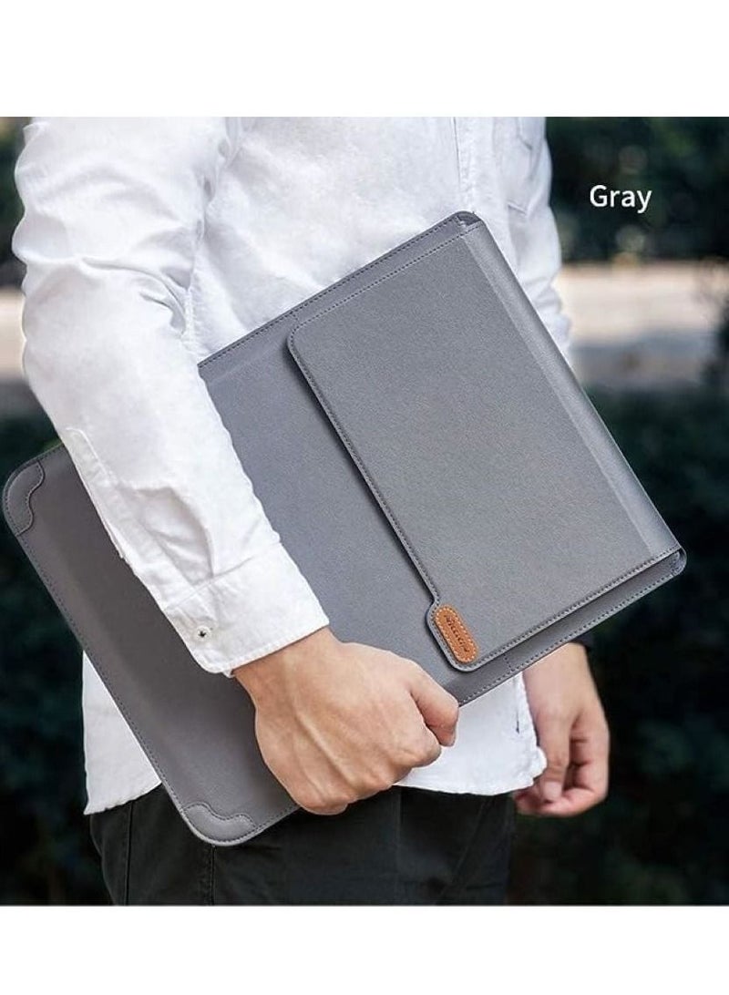 Nillkin Nillkin 14 inch Laptop Sleeve Case Laptop Stand Adjustable, Computer Shock Resistant Bag with Mouse Pad for 13" MacBook Pro and MacBook Air, XPS 13,Surface Book 13.5", 12.9" New iPad Pro 4th 3rd, Gray  - Image 5