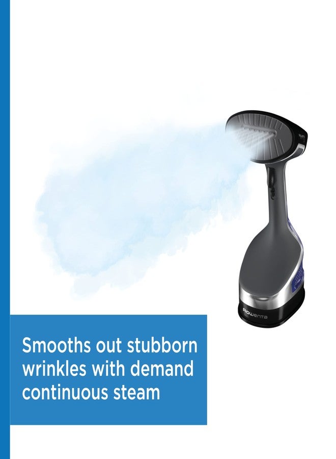 Rowenta, Steamer for Clothes, X-Cel Handheld Steamer, 25-Second Fast Heat-Up, Powerful Dewrinkling Steam, 9.84 Extra-Long Cord, 1875 Watts, Black Clothes Steamer, Travel Must Have, DR8220 - Image 5