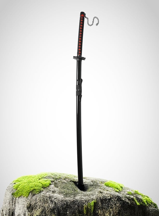 Offo Bleach Ichigo Zangetsu Neon LED Katana - 100cm Life-Size Light-Up Anime Sword for Cosplay, Display & Training - Gift for Fans, Kids, Teens & Collectors - Image 3