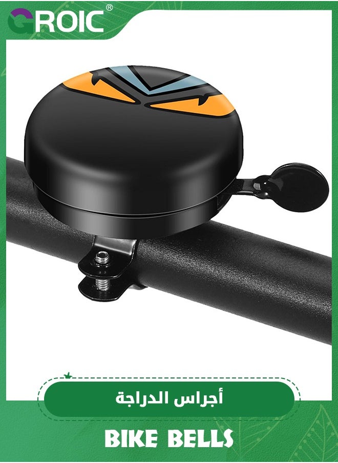 GROIC - Classic Bike Bell, Bicycle Bell for Handlebars, Loud Sound Cute Cycling Handlebars Bicycle Bell Mountain Bike Accessory, Clear & Long Sound Ringer for Road, Mountain or Beach Cruiser Bikes - Image 1