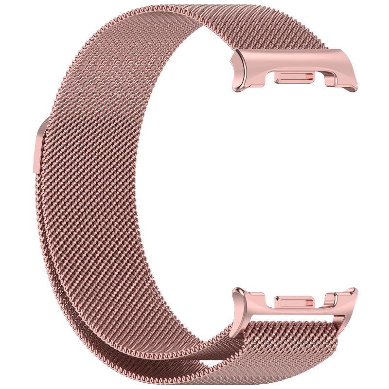 erorex For Samsung Galaxy Watch8 / Watch8 Classic Milan Magnetic Stainless Steel Watch Band(Pink) - Image 3