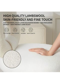 NKX Bear Shaped Vanity Lambswool Cushion Chair  - Image 3