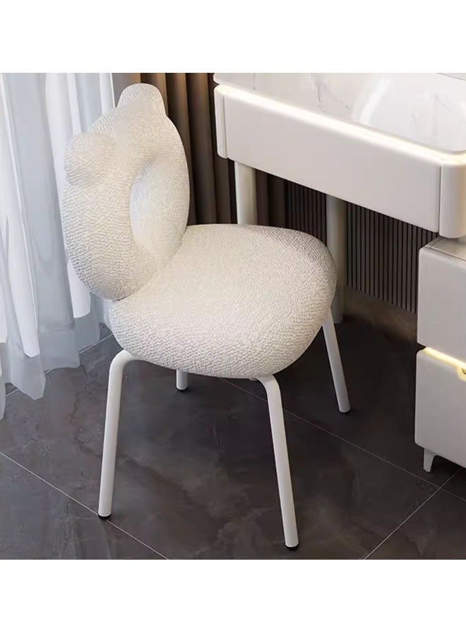 NKX Bear Shaped Vanity Lambswool Cushion Chair  - Image 1