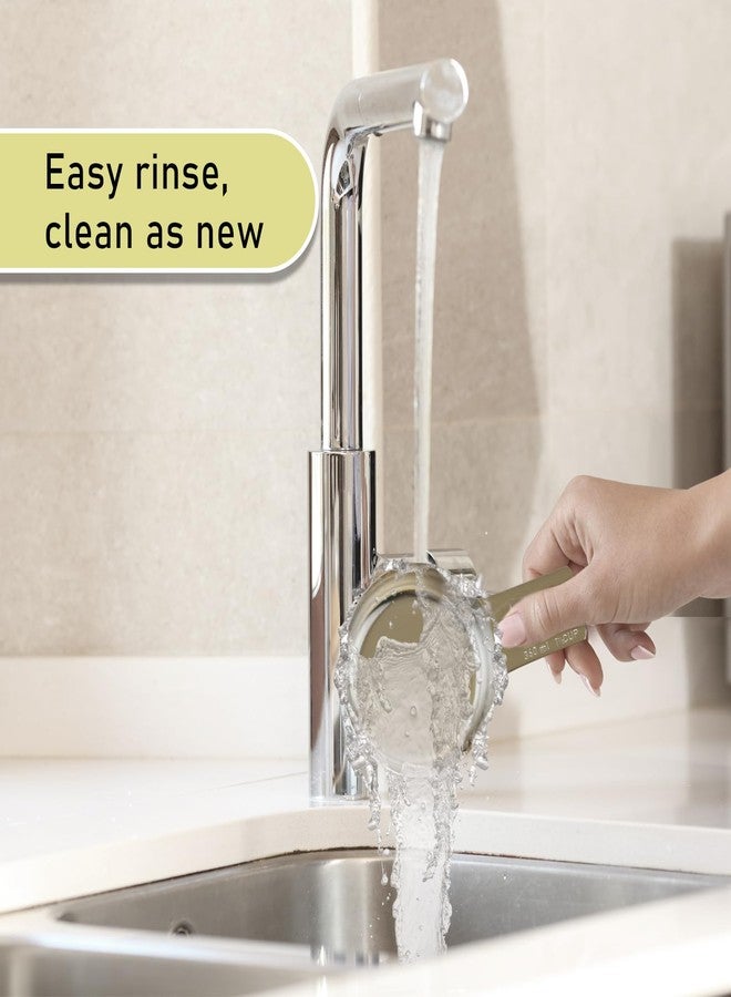 BERYLER 1PCS 1-1/2Cup (360ml, 12oz) Single Measuring Cup, Stainless Steel Measure Scoop, Metric and US Measurement, Dishwasher Safe - Image 5