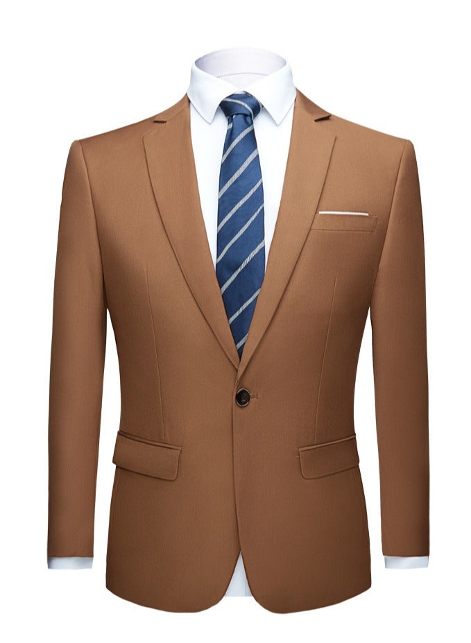 Shougu New Slim Fit Business Casual Fashionable Suit Jacket  - Image 1