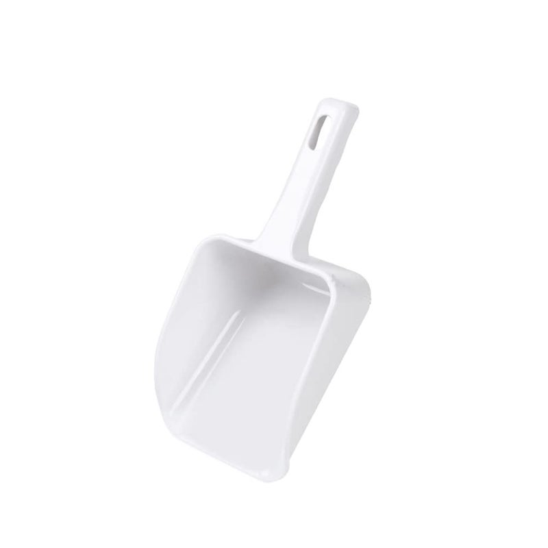 ليزنيرزم قطعة واحدة من مغرفة الثلج البلاستيكية، مجرفة ثلج بلاستيكية، مغرفة يد بلاستيكية، مغرفة ثلج، مغرفة حبوب القهوة، مغرفة الحلوى، لشريط المنزل، المطبخ، المطعم، 9 × 3.7 × 2.36 بوصة، صغيرة بيضاء - Image 1