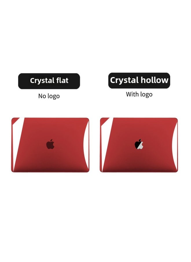 Generic - Macbook Case Case Crystal Transparent For Apple Laptop Case Air Case-Color:Crystal Hollow-dark Night Green-Applicable Model:pro13(A1278) - Image 1