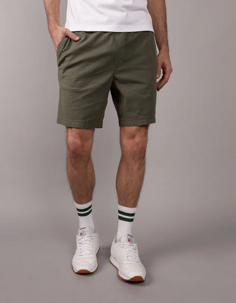 امريكان ايجل شورت من نسيج كتان فليكس المريح 8 بوصة