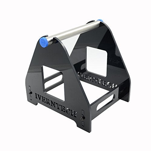 Iverntech 1 Spool Acrylic 3D Printer Filament Holder Mount Rack for PLA, ABS, Wood, TPU, Nylon, Flexible Materials - Image 1