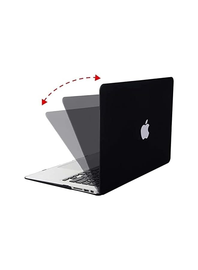 PROMASS Rubberized Hard Matte Cover Case For Apple MacBook Air 13.3in (older Models: A1369 / A1466 released 2010-2017) (Matte Black)  - Image 2
