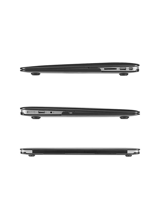 PROMASS Rubberized Hard Matte Cover Case For Apple MacBook Air 13.3in (older Models: A1369 / A1466 released 2010-2017) (Matte Black)  - Image 3