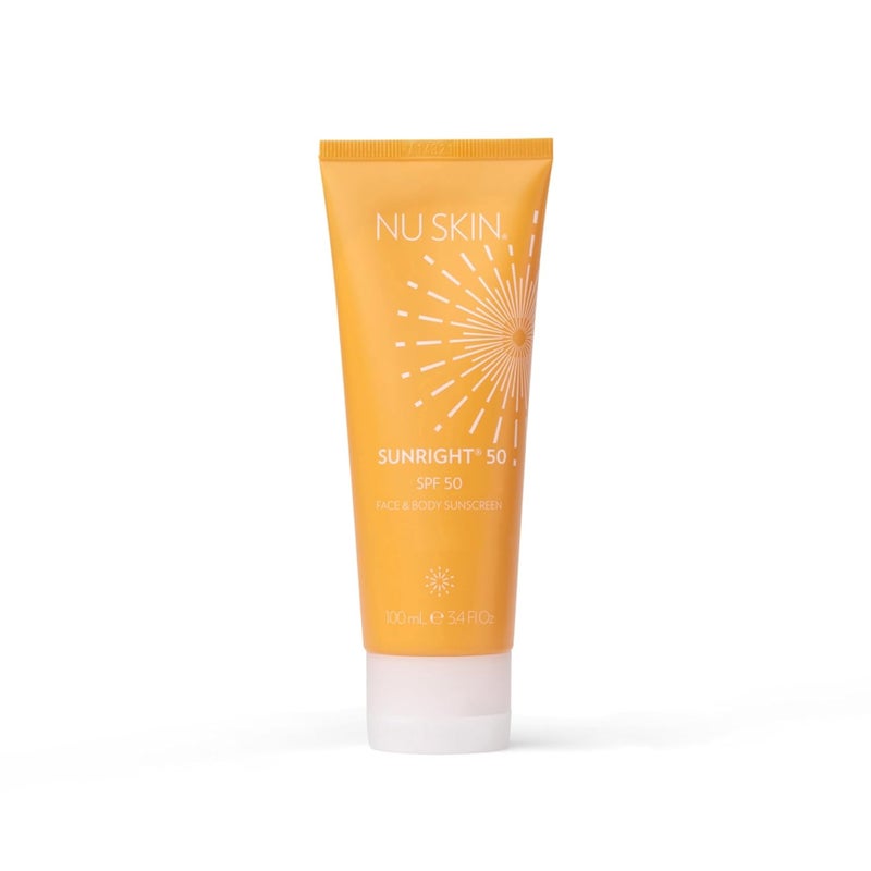Nu Skin Sunright Face  Body Sunscreen SPF 50  BroadSpectrum UVAUVB Protection  NonGreasy  WaterResistant Formula  AntioxidantInfused  34 fl oz