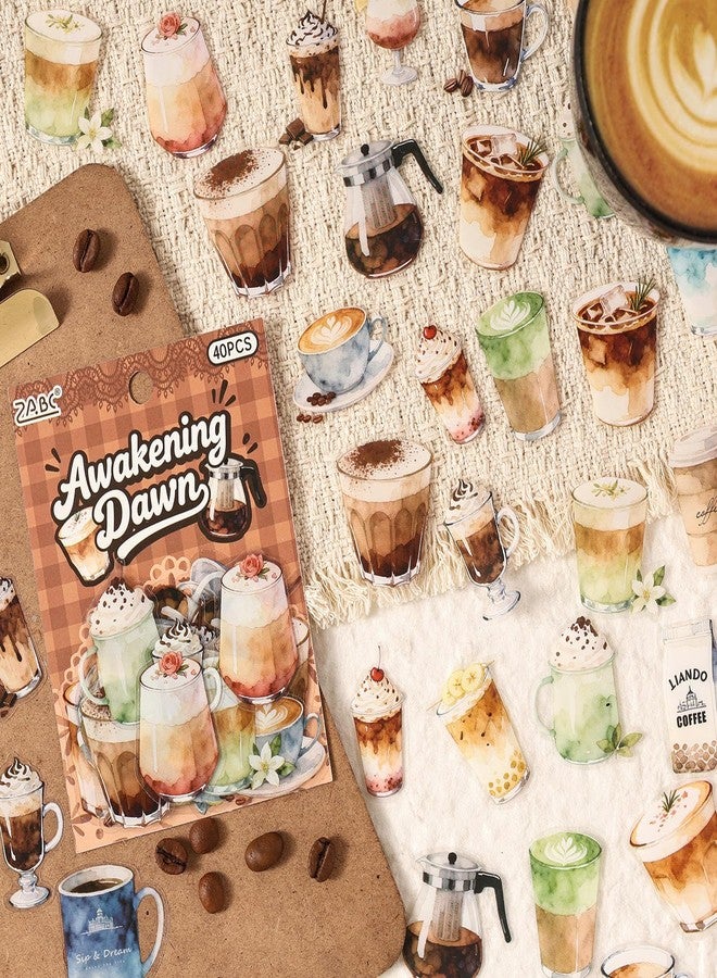 SAMVARDHAN 120 Pcs Drink Theme Stickers – Bubble Tea,Coffee,Juice & Beverage Sticker for for Journaling & Scrapbooking,DIY Crafts, Planner Decoration, Bullet Journal & Kids Stationery,Pack of 6 - Image 2