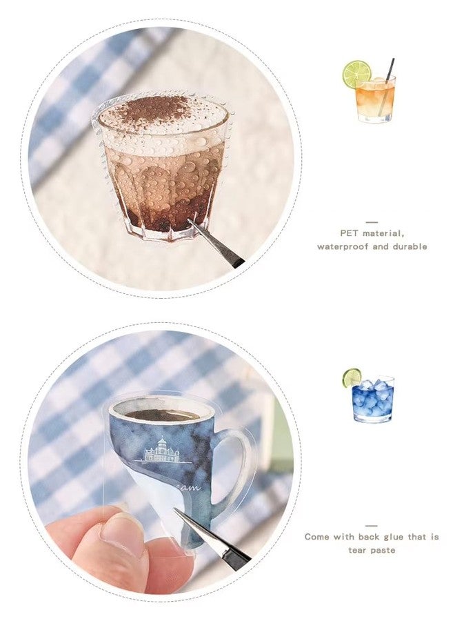 SAMVARDHAN 120 Pcs Drink Theme Stickers – Bubble Tea,Coffee,Juice & Beverage Sticker for for Journaling & Scrapbooking,DIY Crafts, Planner Decoration, Bullet Journal & Kids Stationery,Pack of 6 - Image 5