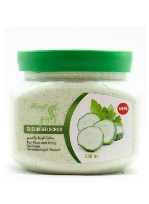 Cucumber Scrub for Face And Body 500 Ml
