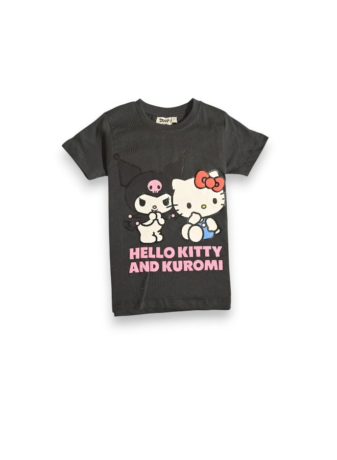 هالو كيتي تي شيرت قصير الأكمام للفتيات من هيلو كيتي - Image 1
