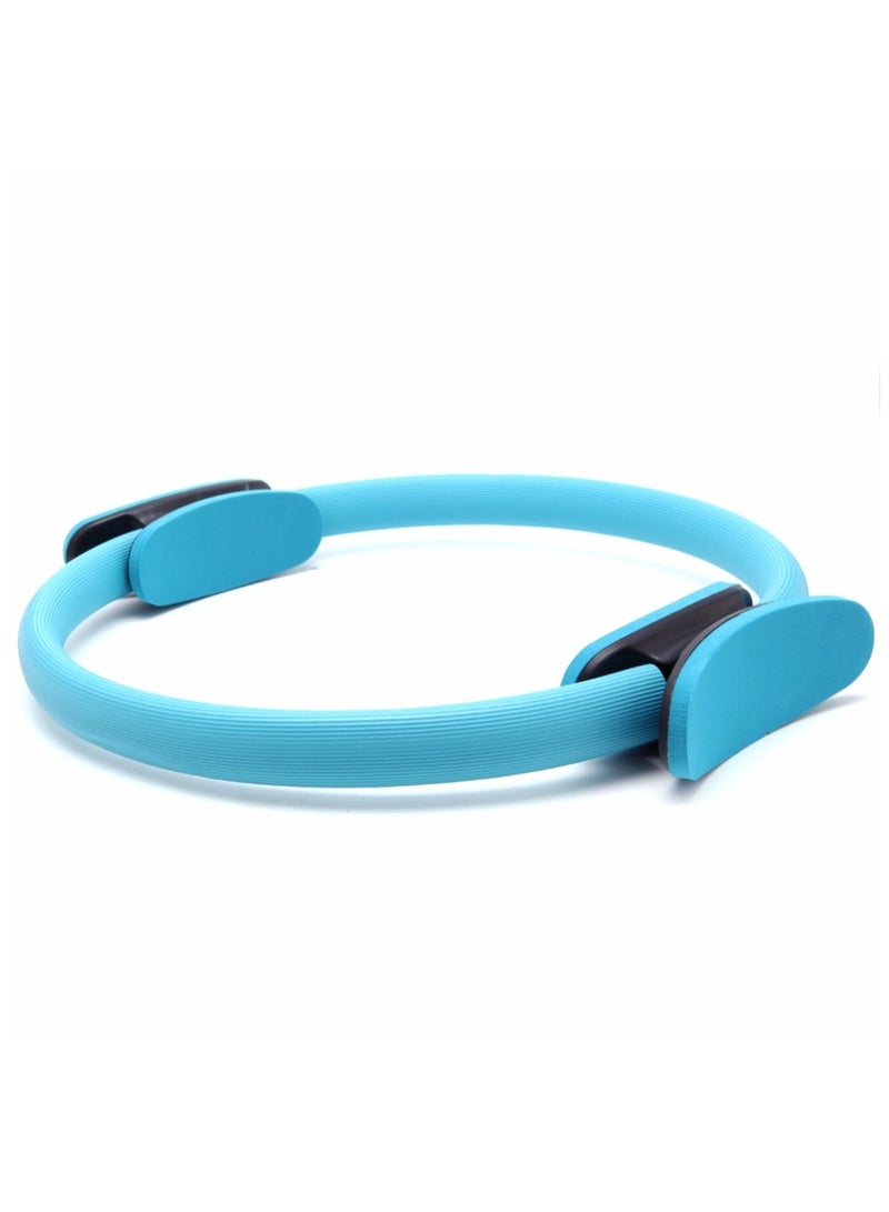 Generic Yoga Pilates Ring Fitness Circle Full Body Workout Foam Padded Handles Ø 40CM, Blue  - Image 1