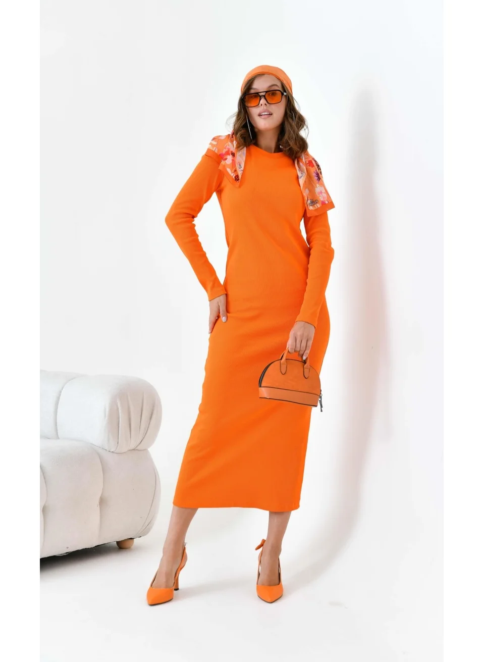Garmi Women's Camisole Dress Orange