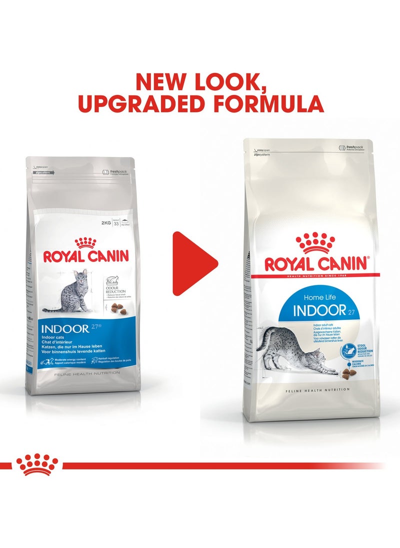ROYAL CANIN - Royal Canin Indoor 27 Dry Cat Food – Balanced Nutrition for Indoor Adult Cats (400g) - Image 1