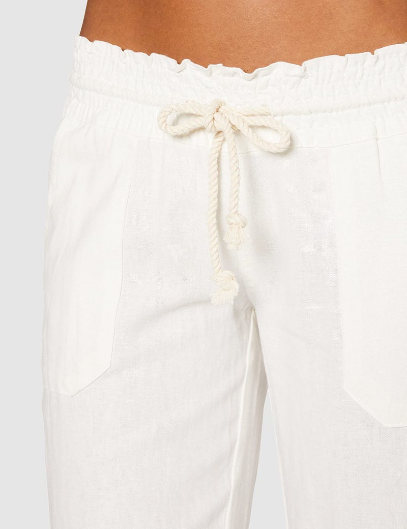 Roxy womens Oceanside Pants, Sea Salt, Large US - Image 3