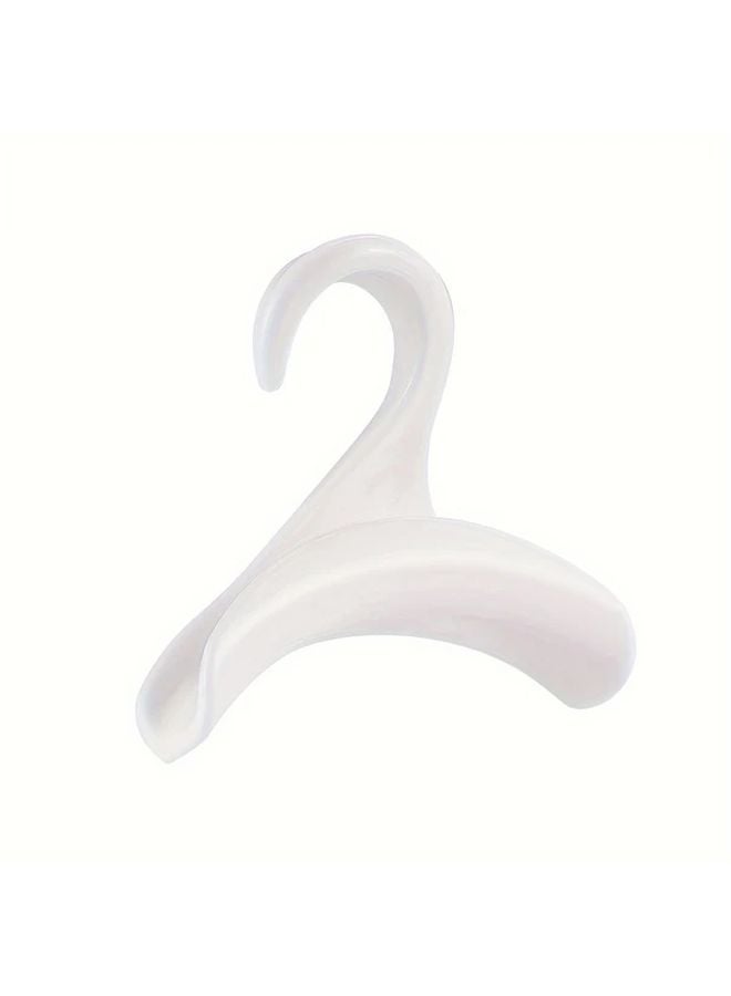 10 قطع من علاقات الحقائب السوداء الثقيلة لتعليق الحقيبة اليدوية، منظف خزانة الملابس، حزام، وشال - Image 5