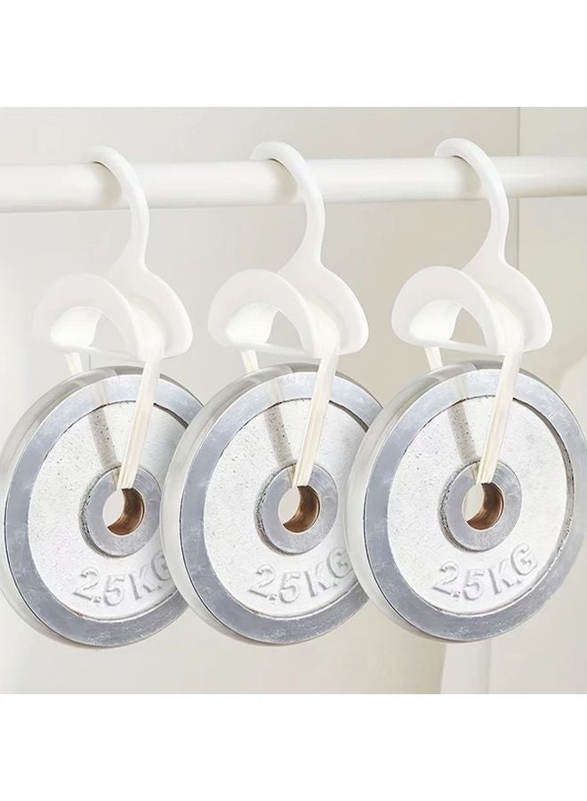 10 قطع من علاقات الحقائب السوداء الثقيلة لتعليق الحقيبة اليدوية، منظف خزانة الملابس، حزام، وشال - Image 4