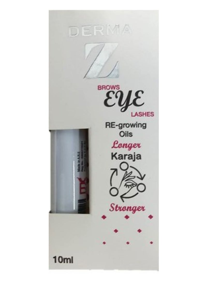 Dermaz - Dermaz Brows Eyelashes Regrowing Oil 10ml - Image 1