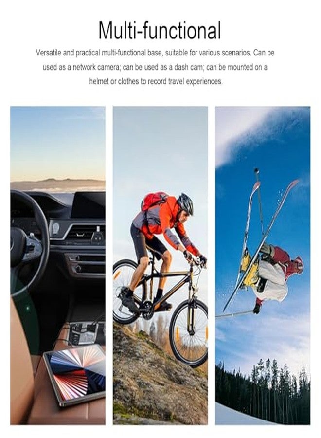 Depisuta Handlebar Bike Camera, Anti Shake 1080P WiFi Action Camera with 120° Wide Angle for Bicycle, Mountain, Road Bike - Image 5