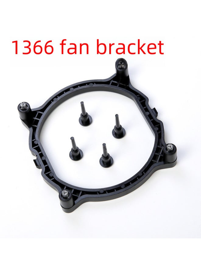 Loquat 1700 1151 AMD4 1366 2011 X58 X79 CPU Fan Radiator Buckle Base Bracket-Color:AMD Bracket Black Complete Set - Image 3
