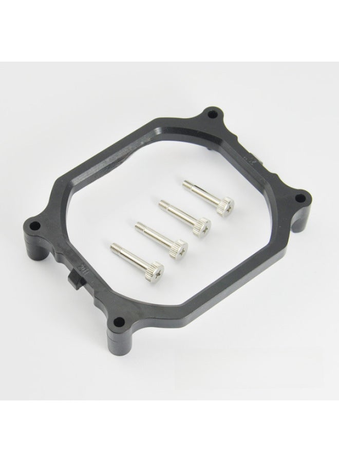 Loquat 1700 1151 AMD4 1366 2011 X58 X79 CPU Fan Radiator Buckle Base Bracket-Color:AMD Bracket Black Complete Set - Image 4