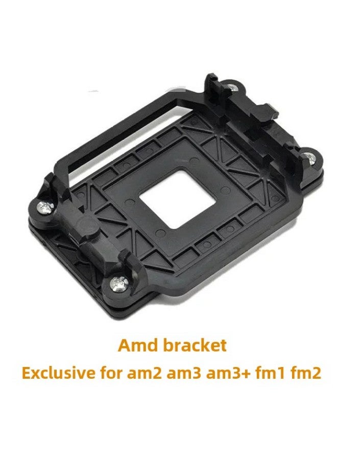 Loquat 1700 1151 AMD4 1366 2011 X58 X79 CPU Fan Radiator Buckle Base Bracket-Color:AMD Bracket Black Complete Set - Image 1