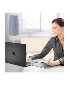 ماركة غير محددة غطاء متوافق مع ماك بوك برو الجديد 16 بوصة M3 A2991 M2 A2780 M1 A2485 Pro 2024-2021 ، غطاء صلب بلاستيكي لماك بوك برو 16 بوصة لون أسود  - Image 4