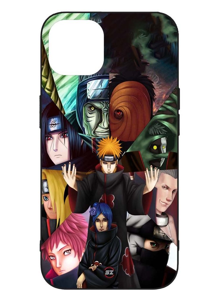 Service Zone Protective Printed Mobile Cover Naruto Manga Series Japanese Anime For Apple iPhone 13 Pro Max 