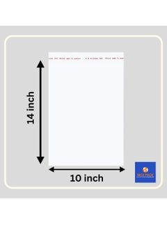 Nice Pack 10 X 14 inches 100 Count(approx) Resealable Plastic Cellophane Bags for Packaging Clothes, Shoes, Cosmetics and Gift Items  - Image 2