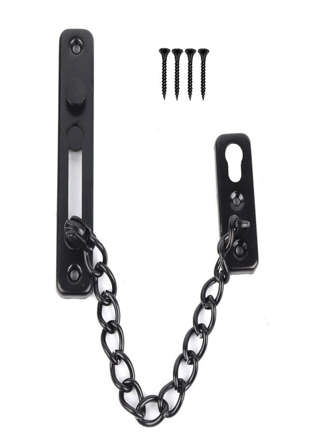 Megika 1Pack, Heavy Duty Door Chains Locks with Safety Spring, Stainless Steel Chain Lock for Inside Door with Mounting Screws, Suitable for Home, Apartment, Hotel. - Image 1