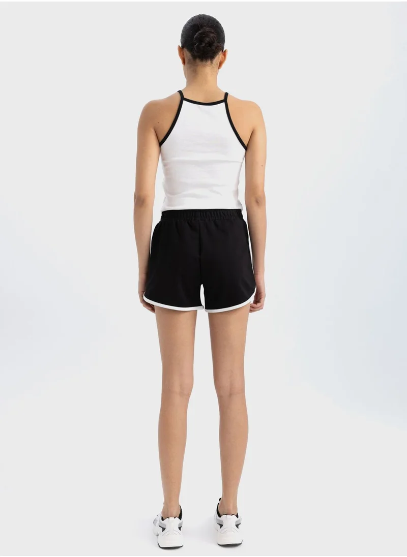 ديفاكتو Defactofit Short Leg Ribbed Shorts