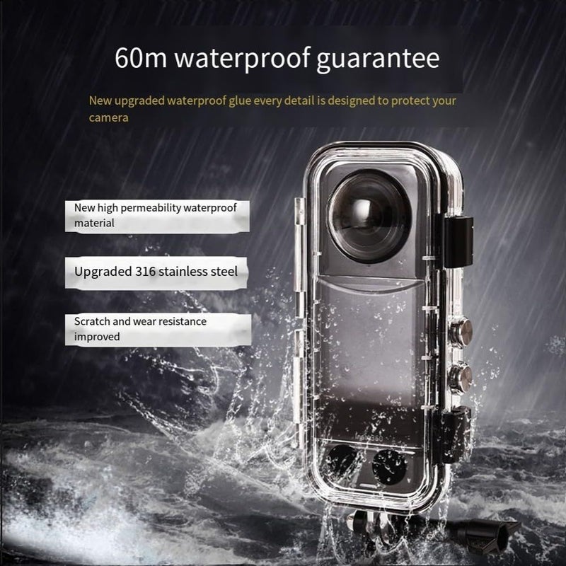 Underwater Protective Case For Insta 360 X4 40m Depth Waterproof - Image 3