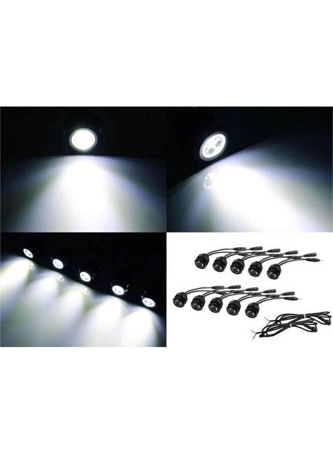 iJDMTOY Xenon White 30W High Power Flexible LED Lighting Kit For Daytime Running Lights or Under Car Puddle Lights - Image 2