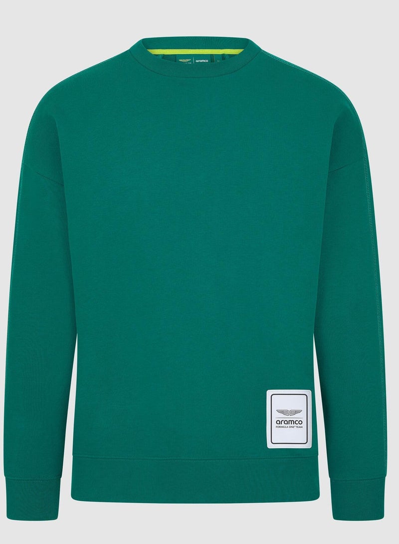 Aston Martin AMF1 FW LOGO CREW SWEAT - Image 1
