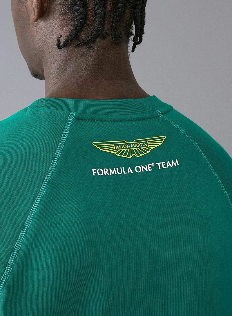 Aston Martin  ASTON MARTIN F1 LOGO CREW SWEAT  | Best Price UAE