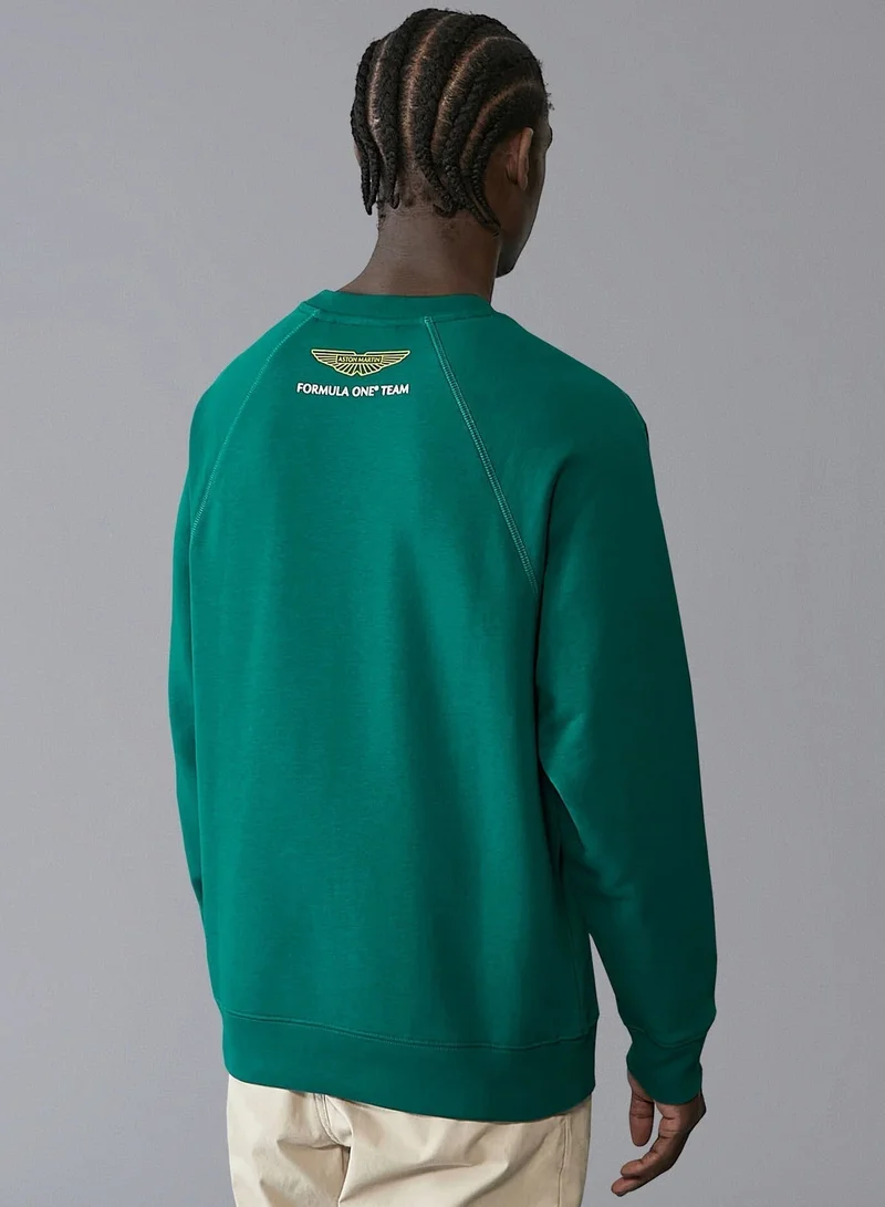 Aston Martin  ASTON MARTIN F1 LOGO CREW SWEAT  | Best Price UAE