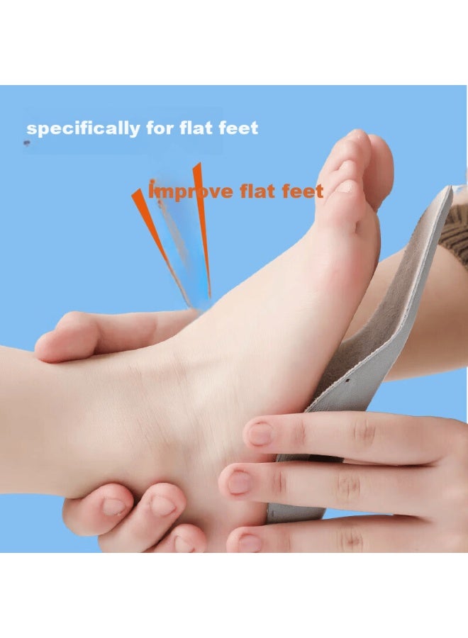 Footoppo Children's Flat Foot Insoles Arch Support Pads Flat Feet Bowleg Correction Orthopedic Insoles - Image 2