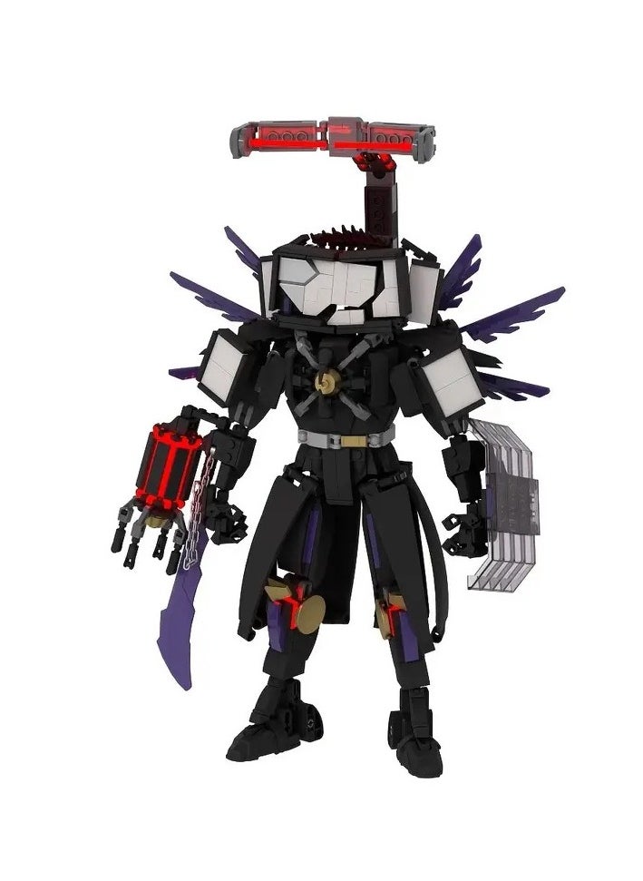 ELLEGLAM - 709 pieces of the strongest toilet man game model toys, toilet upgrade building blocks set, anime game building blocks, video game fans birthday toys, gifts for enthusiasts - Image 1