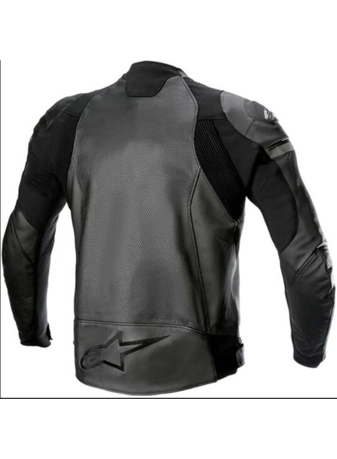 Alpinestars جاكيتات دراجات الشارع للرجال T-Sp X Superair - رمادي تمويه/أحمر فلو/صغير - Image 2