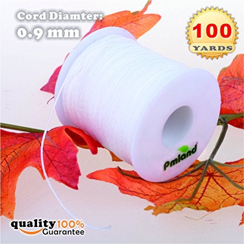 PMLAND 1 X Roll of 100 Yards Lift Shade Cord 0.9 mm - White - Image 2