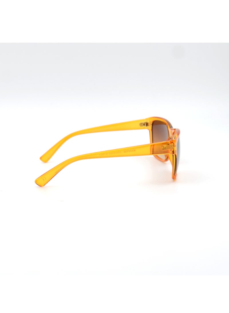 MADEYES نظارات شمسية للرجال بحماية من الأشعة فوق البنفسجية EE24P287-2 - بني - Image 4