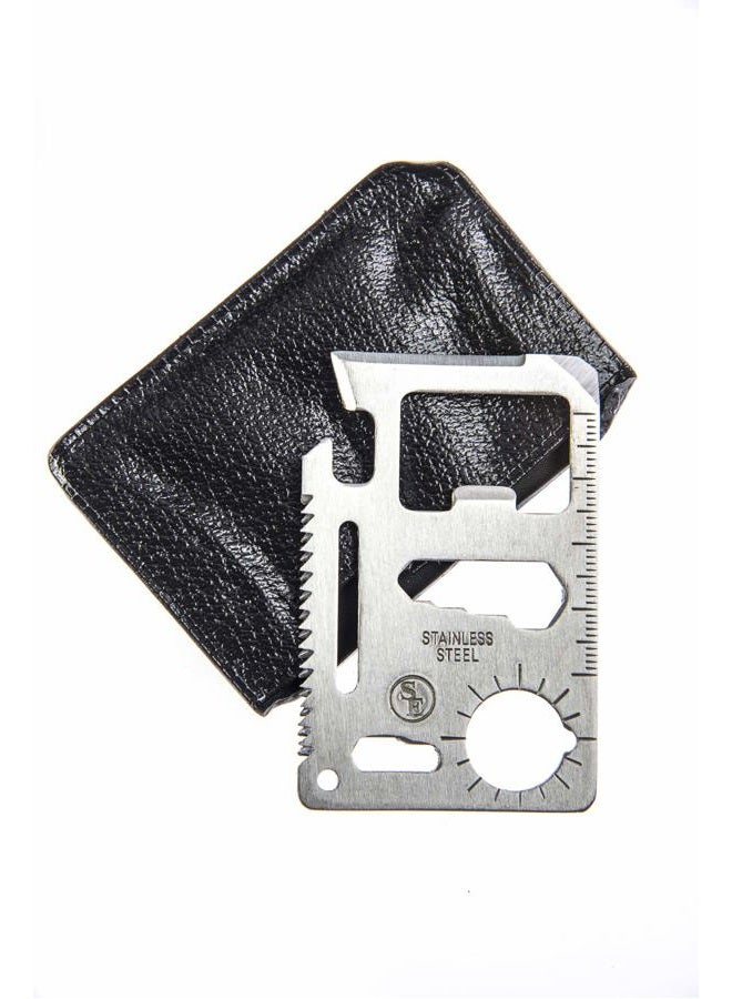 SE 11-Function Stainless Steel Survival Pocket Tool - MT908-1 - Image 1