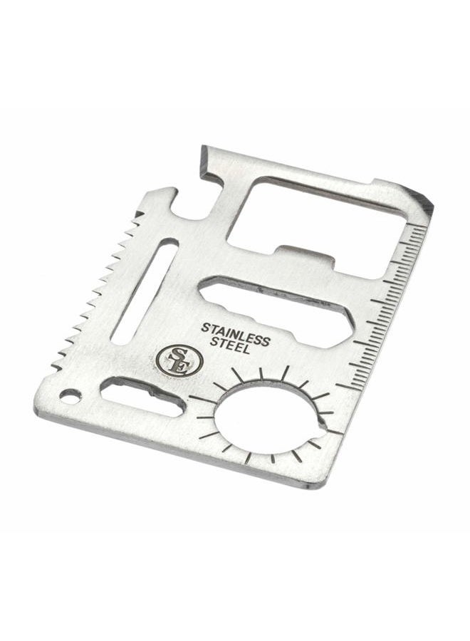 SE 11-Function Stainless Steel Survival Pocket Tool - MT908-1 - Image 3