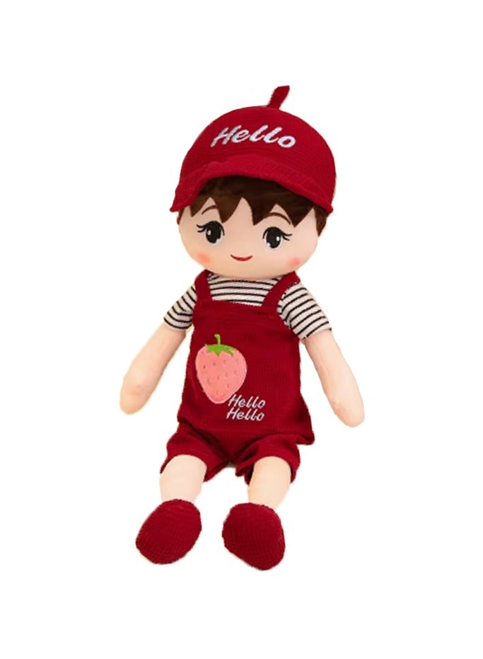 Red teddy bear boy, 60 cm