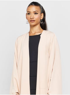 hayas closet Tassels Accent Open Abaya  - Image 3